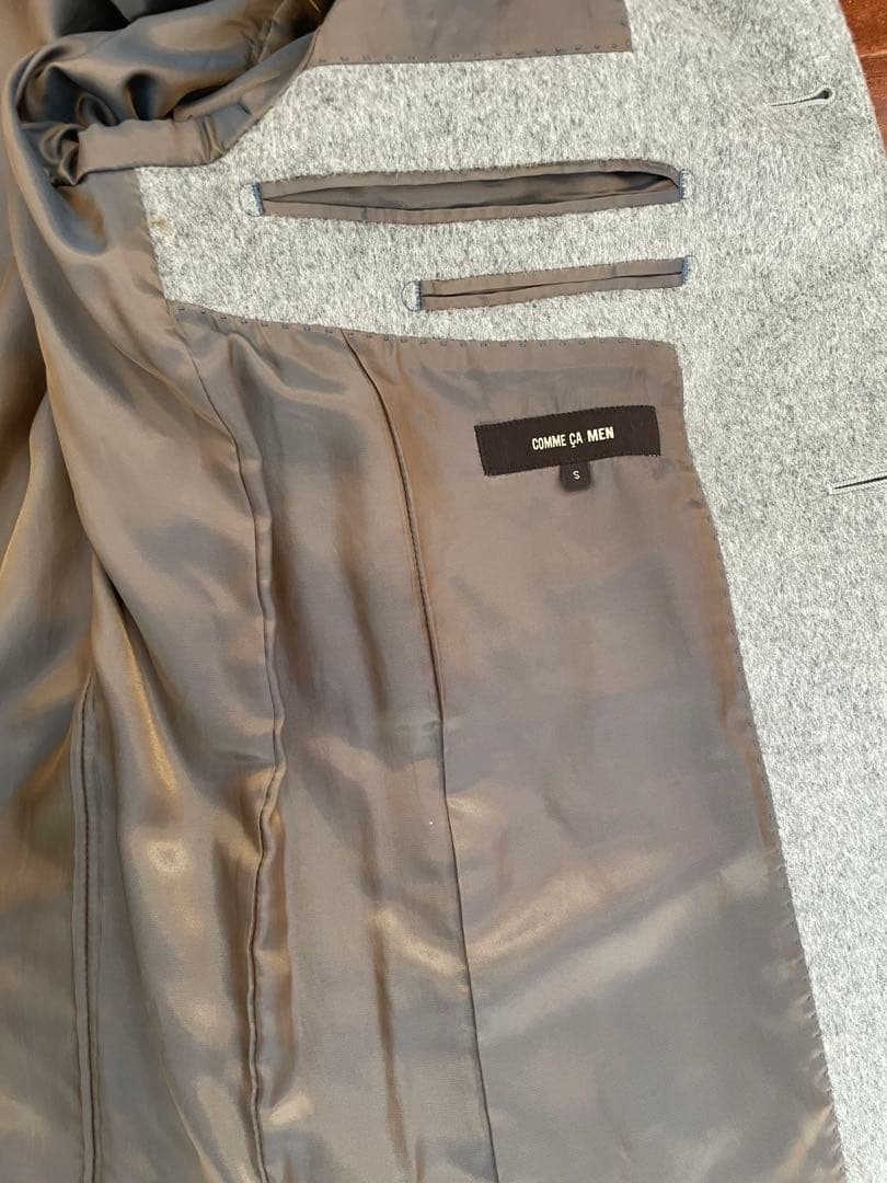 COMME CA MEN アンゴラウールコート