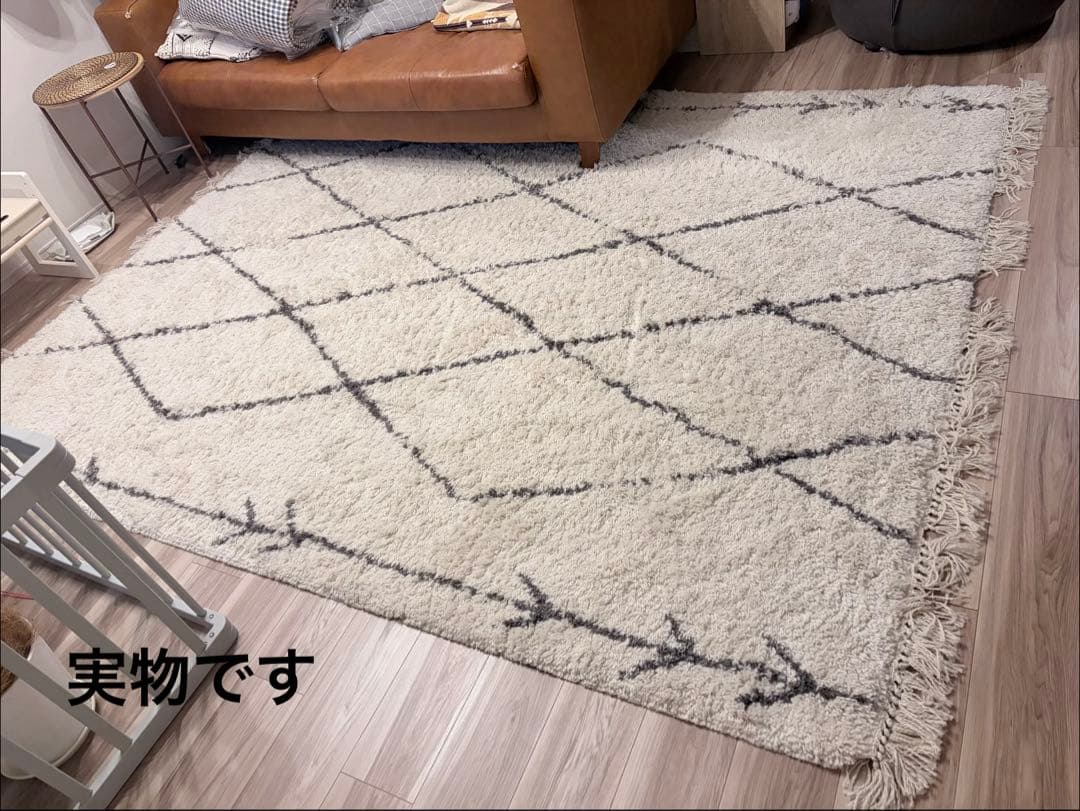 【美品】ベニワレン風ラグ 200×250