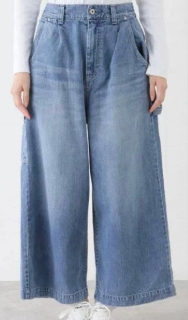 ジャーナルスタンダードラックス12OZデニム タックペインターパンツ　サイズS