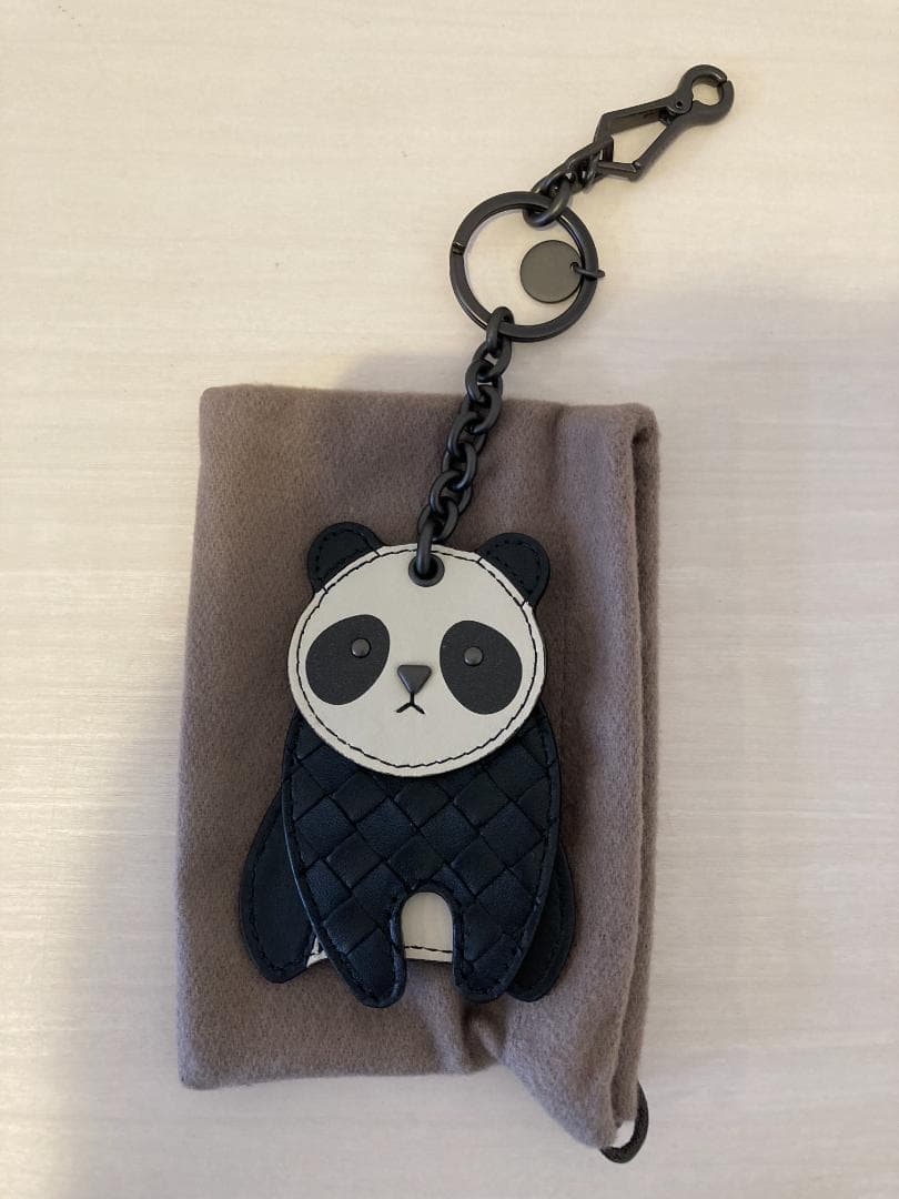 ボッテガヴェネタ キーリング チャーム パンダ
