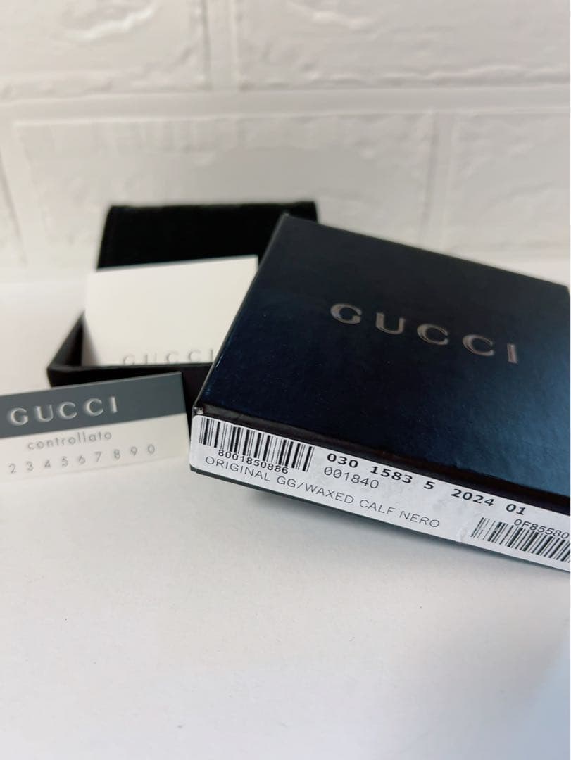 グッチ　GUCCI ケース　小銭入れ　ブラック　男女兼用　未使用品