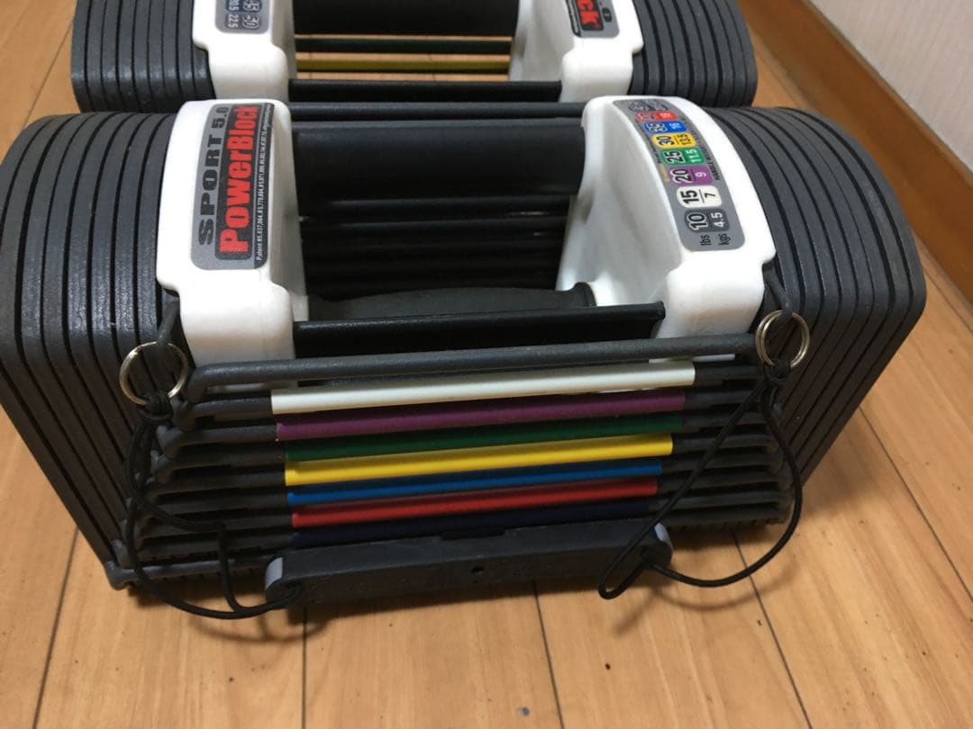 ①POWERBLOCK SPORT5.0パワーブロック ダンベル 23Kg×1個