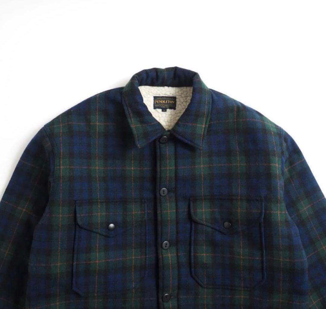 d*s様 ペンドルトン　ウールジャケット　CPOジャケット　チェック柄　グリーン