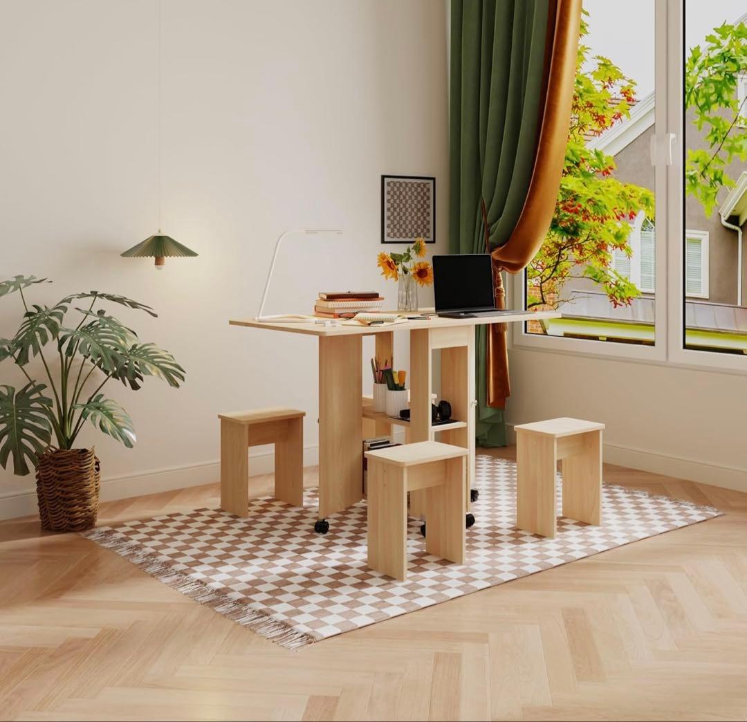 折りたたみ式ダイニングテーブル(引き取り限定)