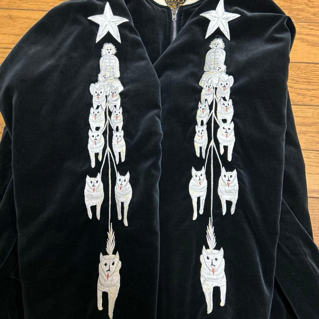 NEIGHBORHOODアラスカ別珍スーベニアジャケット　スカジャン