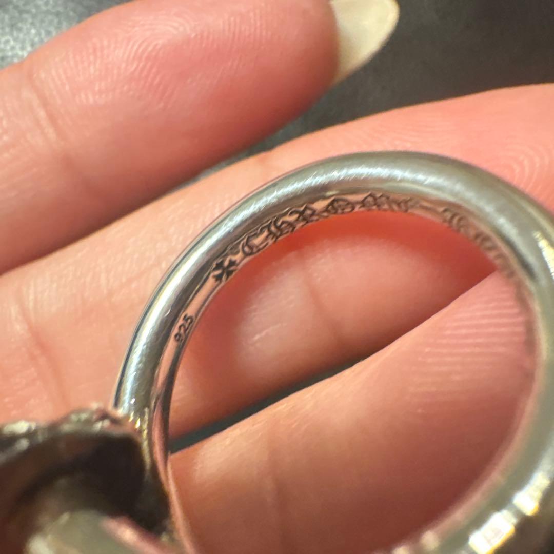 クロムハーツ！釘リング！ネイルリング　美品！シルバー！CHROME HEARTS