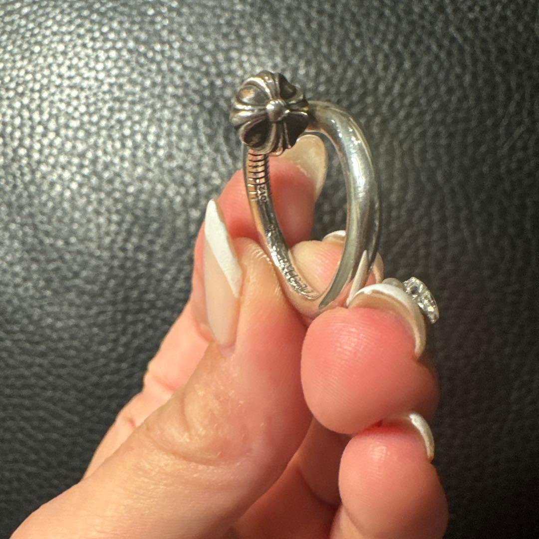 クロムハーツ！釘リング！ネイルリング　美品！シルバー！CHROME HEARTS