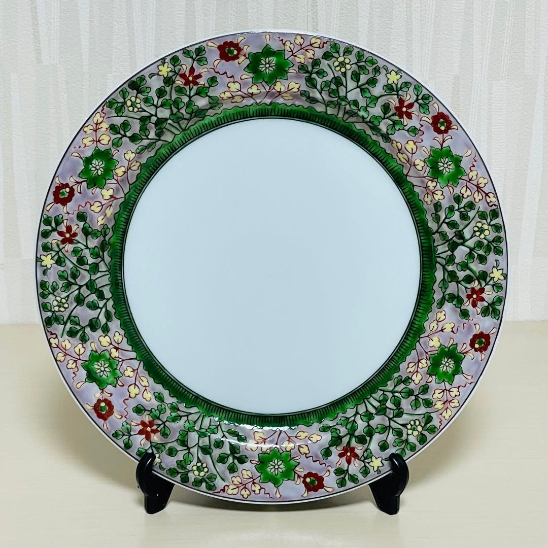 未使用 有田焼 源右衛門 是米木窯 赤絵 ミナイ手 絵変り 皿 6枚セット