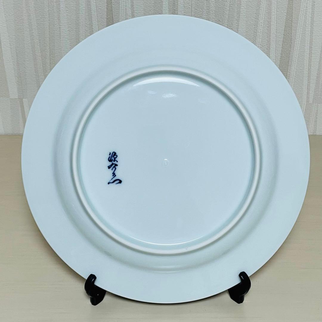 未使用 有田焼 源右衛門 是米木窯 赤絵 ミナイ手 絵変り 皿 6枚セット