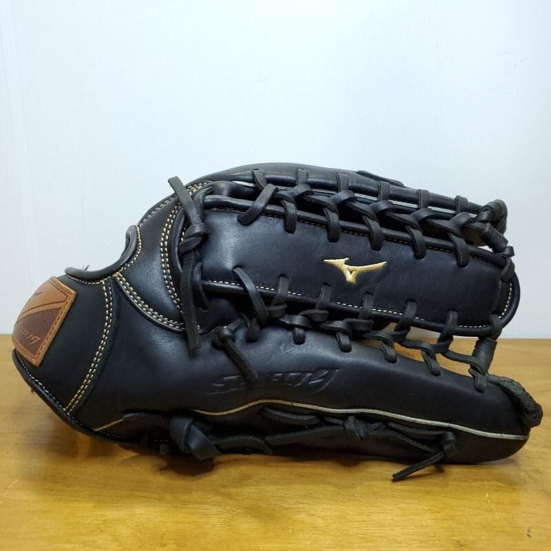 ミズノ セレクトナイン SELECT9 限定革ラベル 美品 外野用 軟式グローブ
