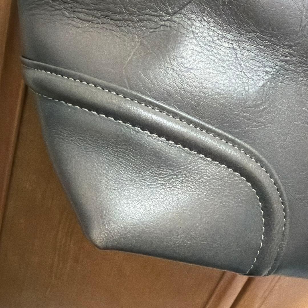 二*寝様 Five woods PLATEAU プラトウ Lサイズ グレー レザ