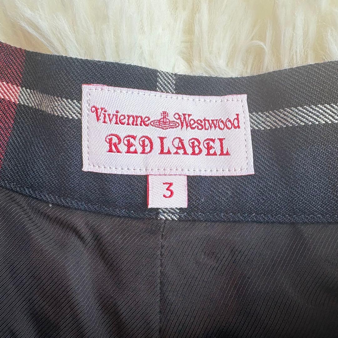 ヴィヴィアンウエストウッド チェック巻きスカートライティングスカート オーブ
