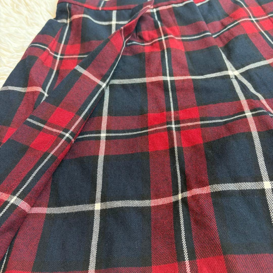 ヴィヴィアンウエストウッド チェック巻きスカートライティングスカート オーブ