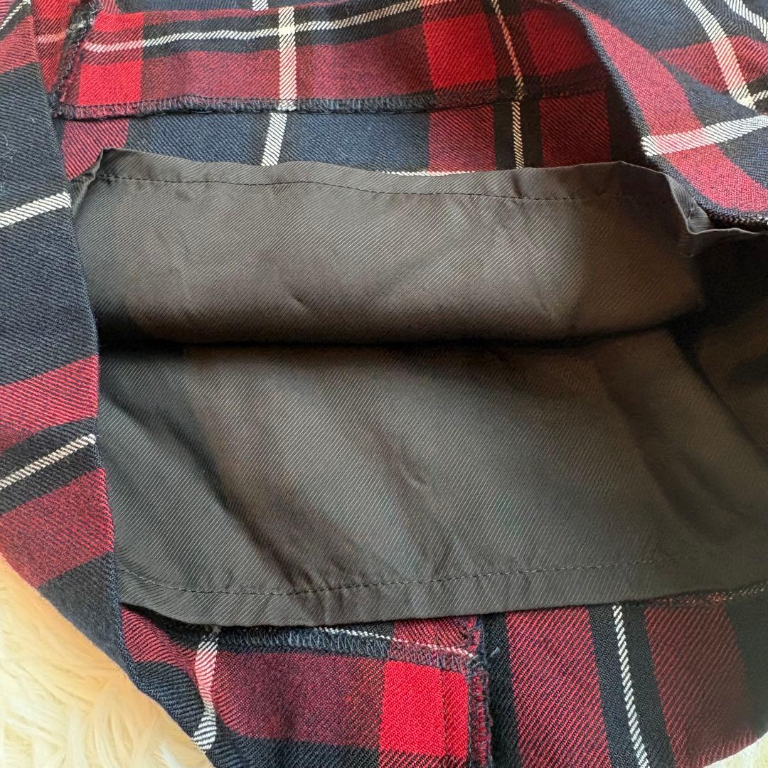 ヴィヴィアンウエストウッド チェック巻きスカートライティングスカート オーブ