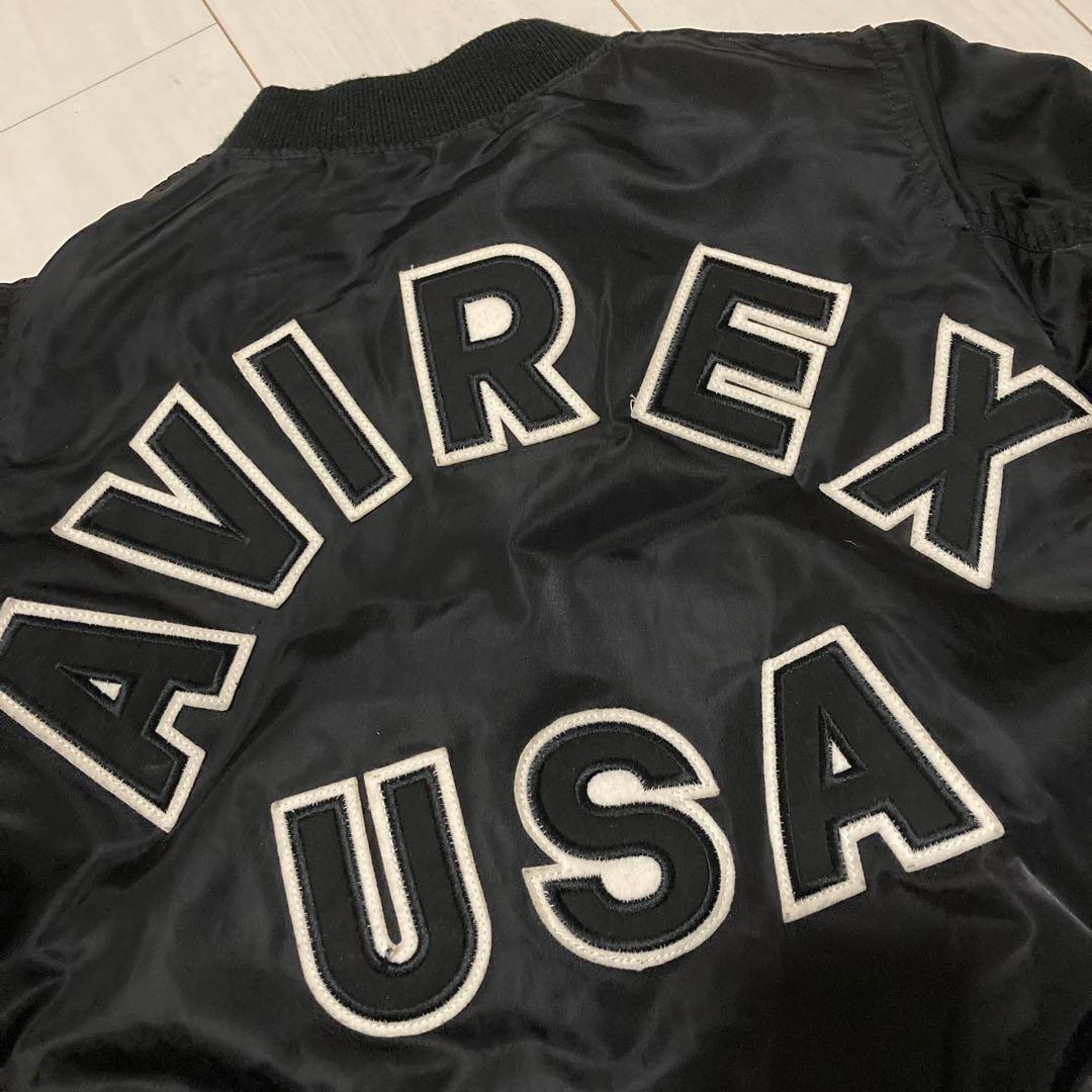 早い者勝ち！AVILEX / バックロゴ刺繍ＭＡ－１