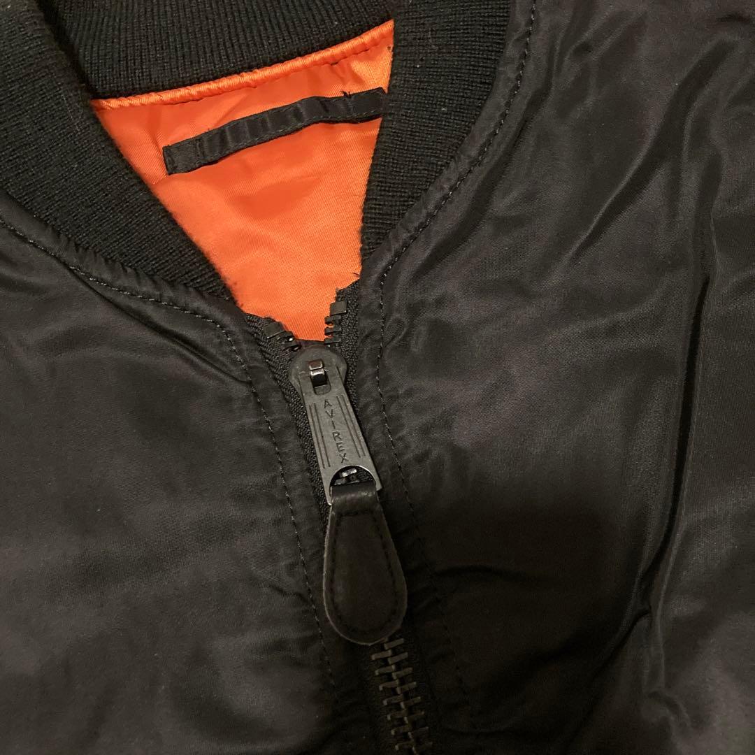 早い者勝ち！AVILEX / バックロゴ刺繍ＭＡ－１