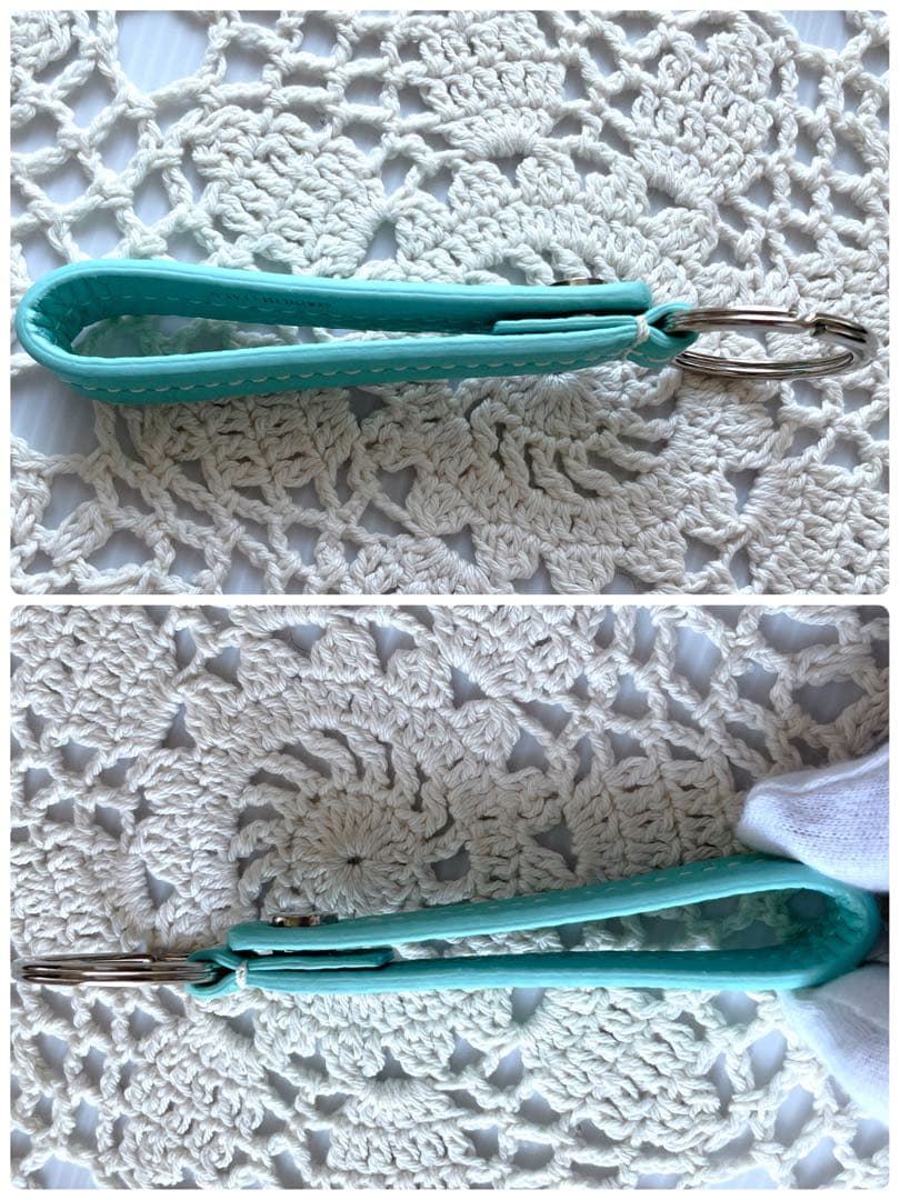 極美品　ティファニー　キーリング　キーホルダー　ティファニーブルー