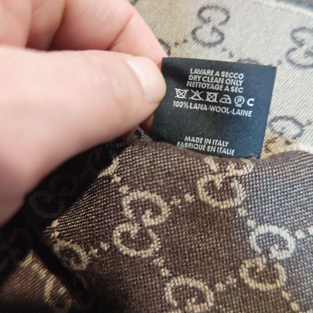 ❤新品箱袋付属❤GUCCI マフラー ストール ショール スカーフ　ブラウン❤