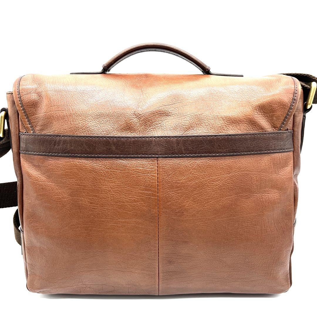 FOSSIL フォッシル オールレザー ショルダーバッグ メッセンジャーバッグ