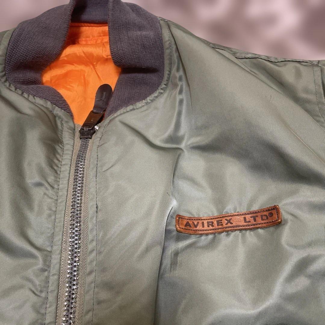 90s USA製　AVIREX ma-1 フライトジャケット　サイズ L