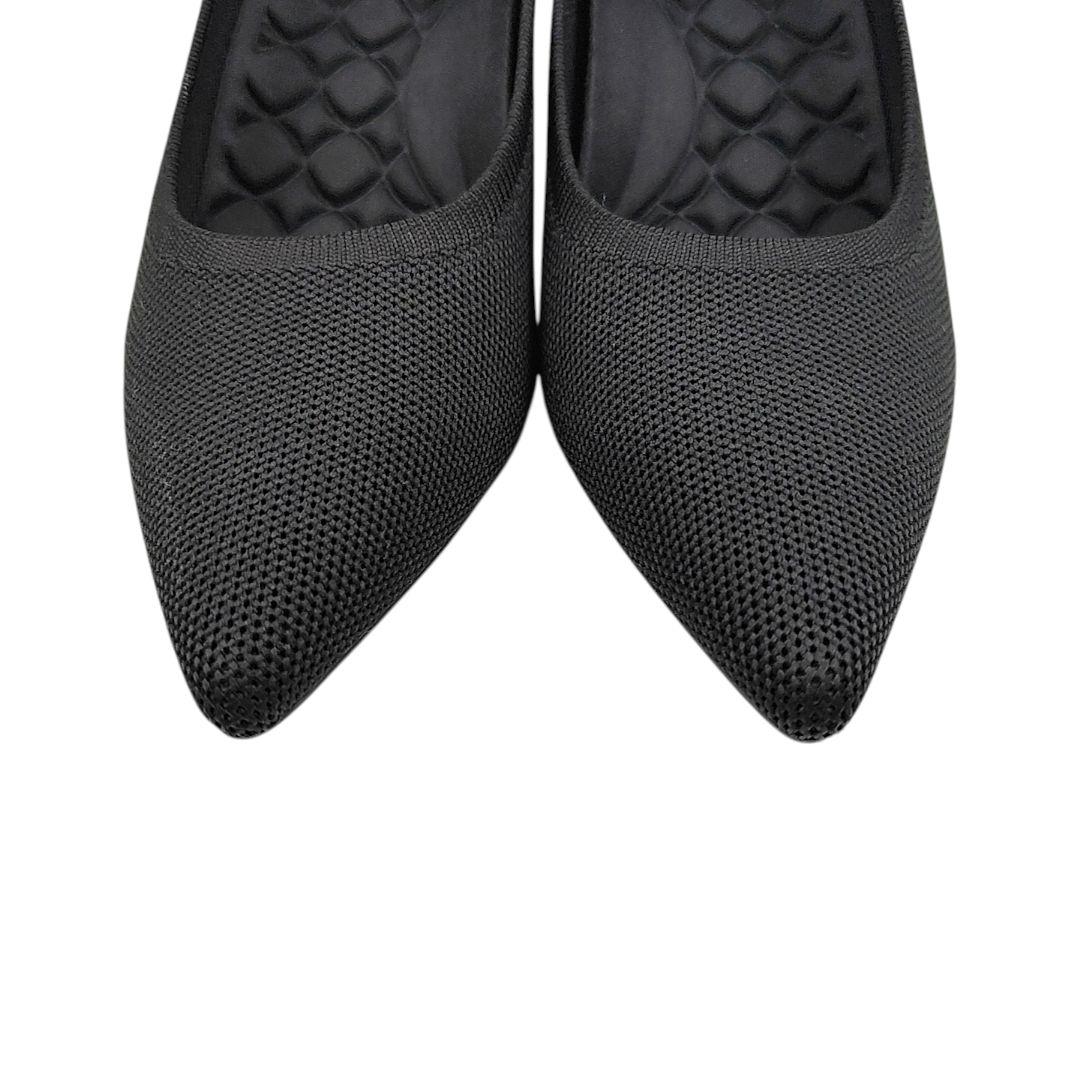 未使用級 VIVAIA 37 23.5 ブラック ウエッジソール パンプス