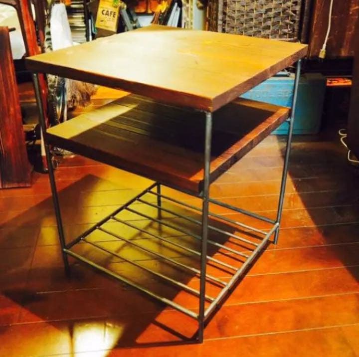 アイアン家具　棚　ラック　チェスト　シェルフ   男前家具　サイドテーブル