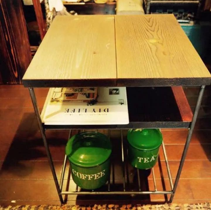 アイアン家具　棚　ラック　チェスト　シェルフ   男前家具　サイドテーブル