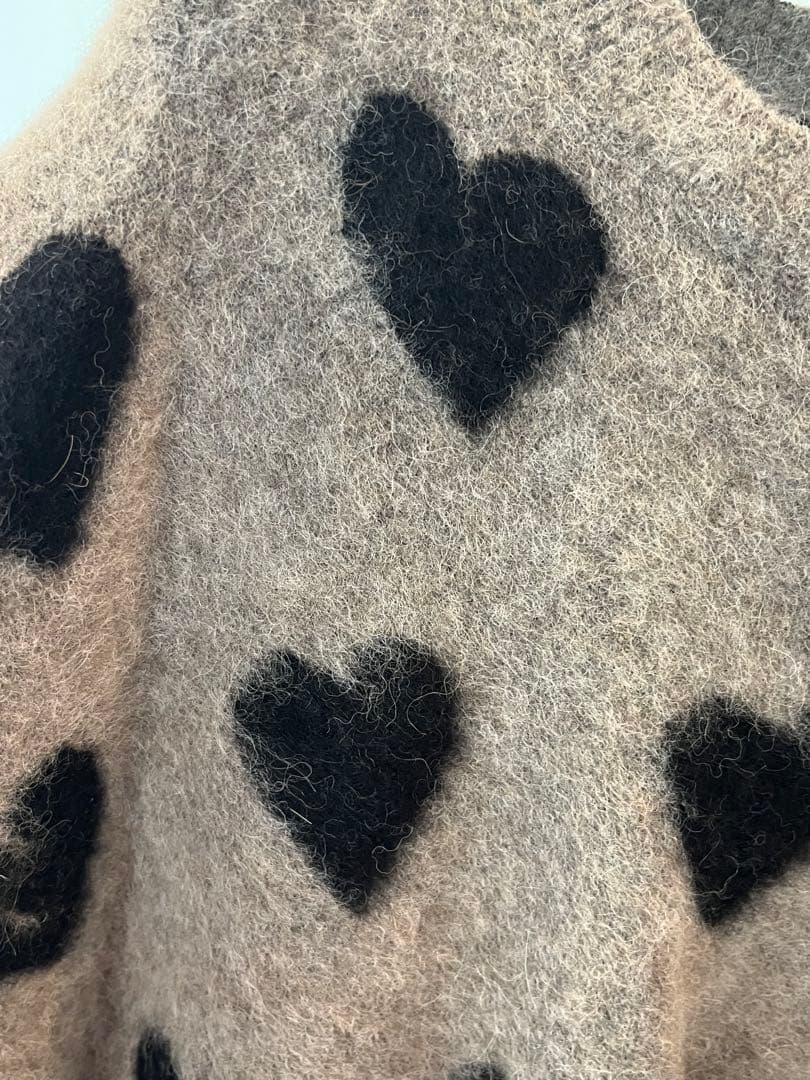 オールセインツALL SAINTS❤️ハート柄ニットセーター❤️2025AW