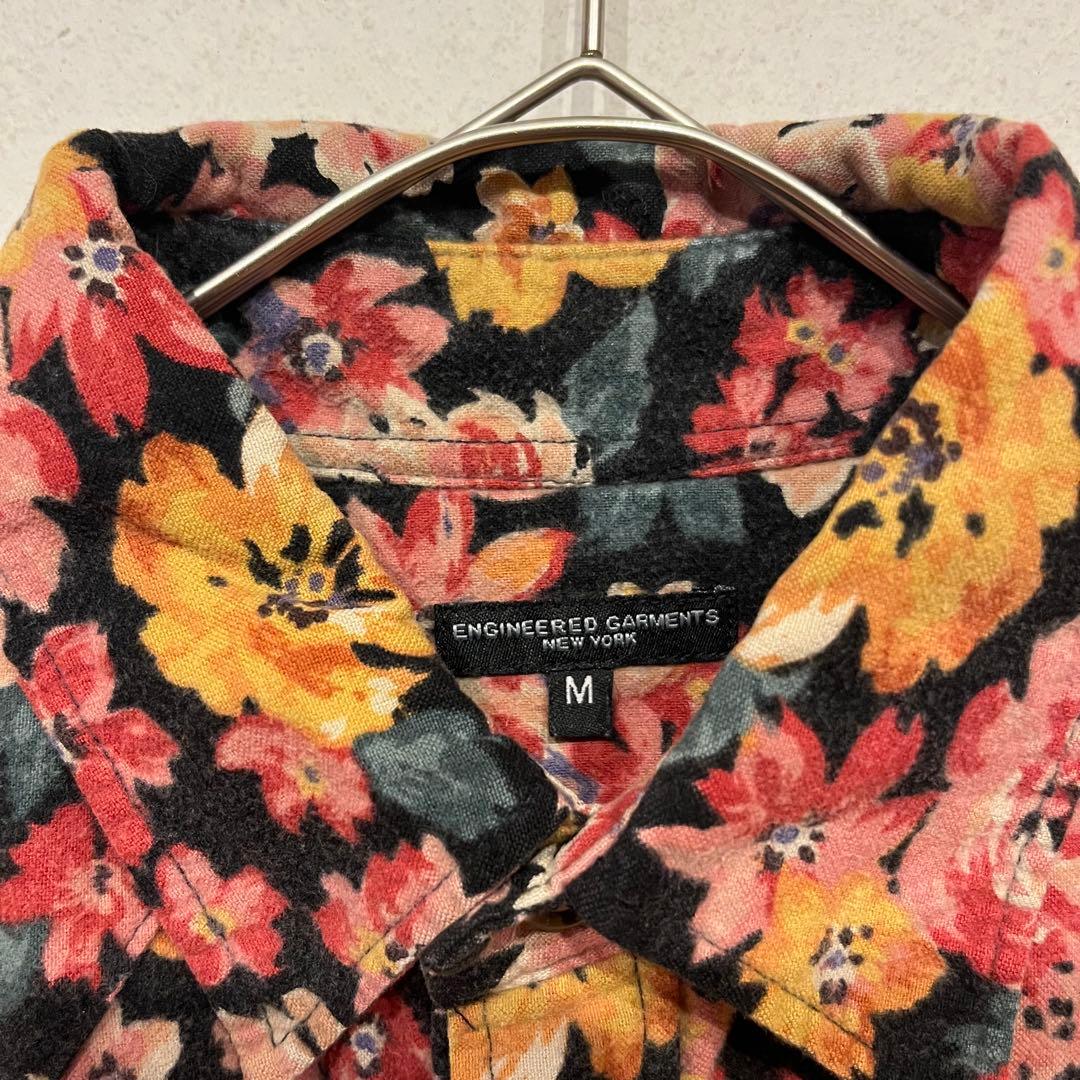 【美品】Engineered Garments フローラル柄 ネルシャツ