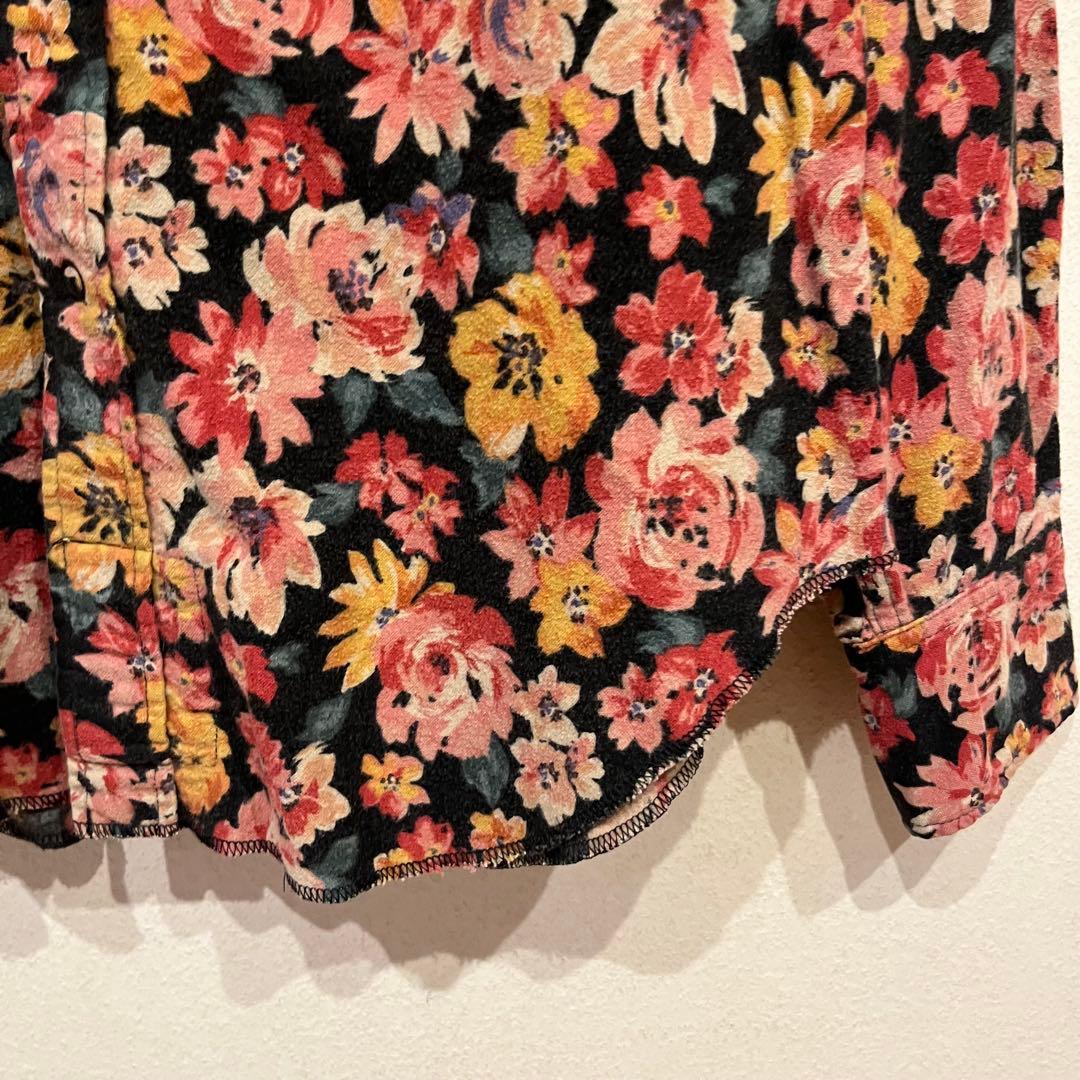 【美品】Engineered Garments フローラル柄 ネルシャツ