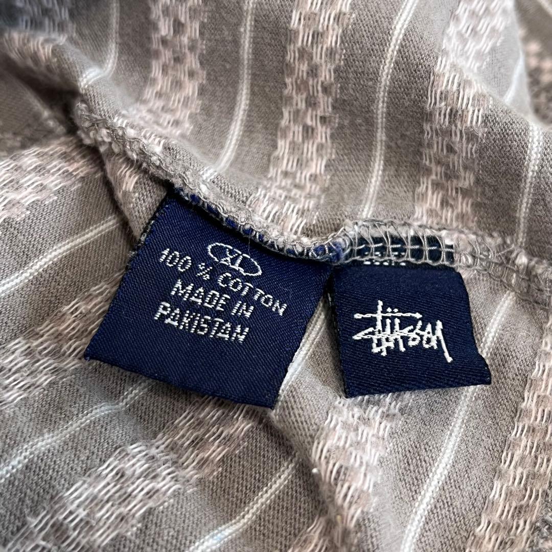 ※KSU※ 00s STUSSY ボーダーtシャツ　総柄