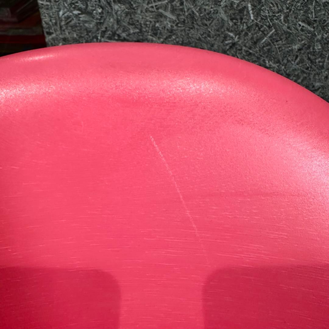 イームズ アームシェルチェア レッド ミッドセンチュリー エッフェルベース　1台