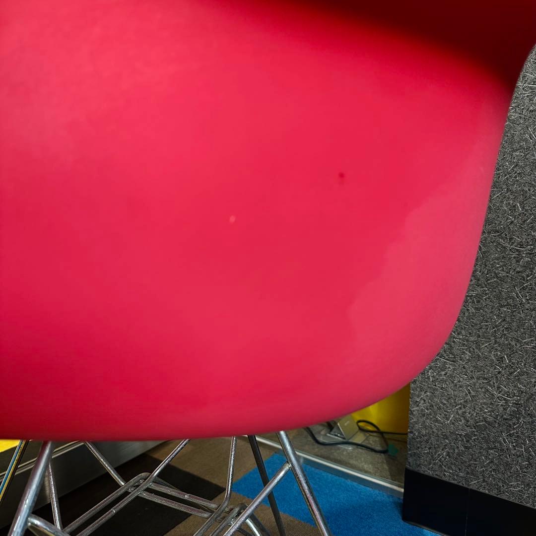 イームズ アームシェルチェア レッド ミッドセンチュリー エッフェルベース　1台