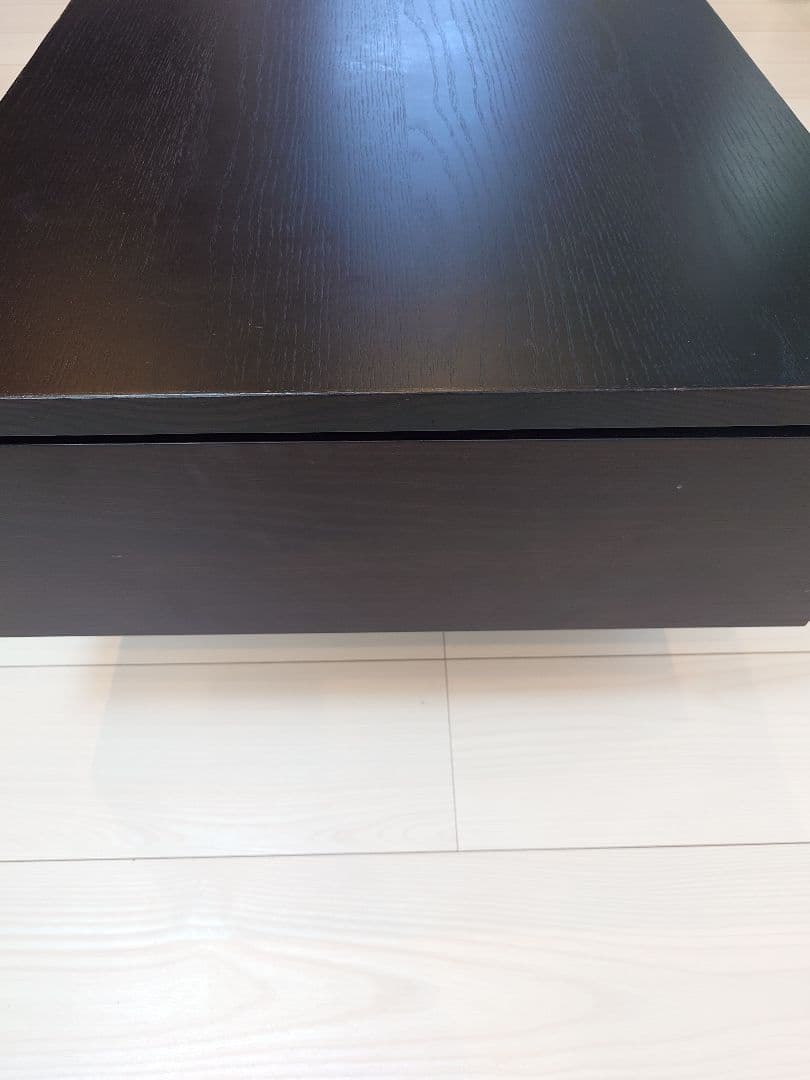 ローテーブル　東京インテリア　日本製　ダークブラウン 引出し付きセンターテーブル