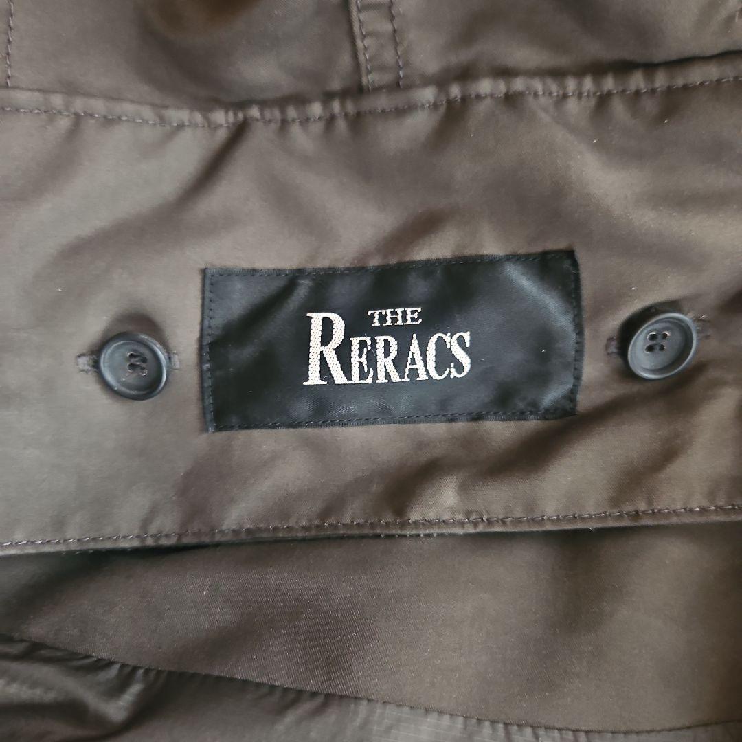 リラクス　THE RERACS ダウンジャケット38 カーキ　1パーツ紛失