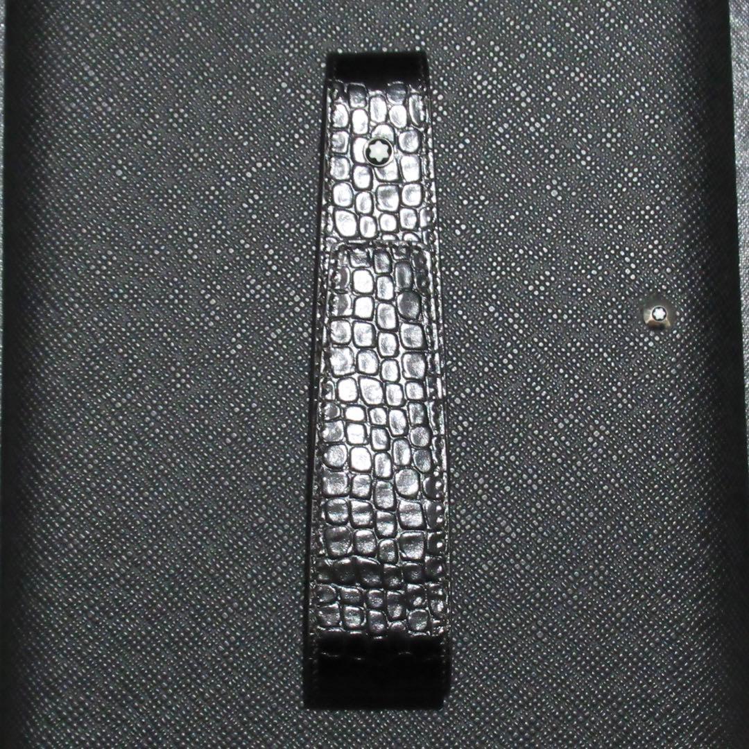 モンブラン ペンケース ペンポーチ アリゲーター型押し 1本用 112599