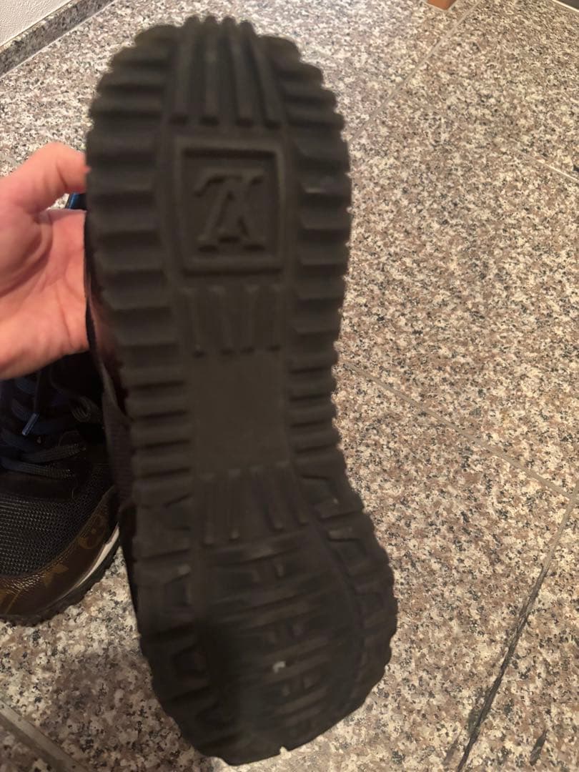 Louis Vuitton ブラック/ブラウン スニーカー 美品38