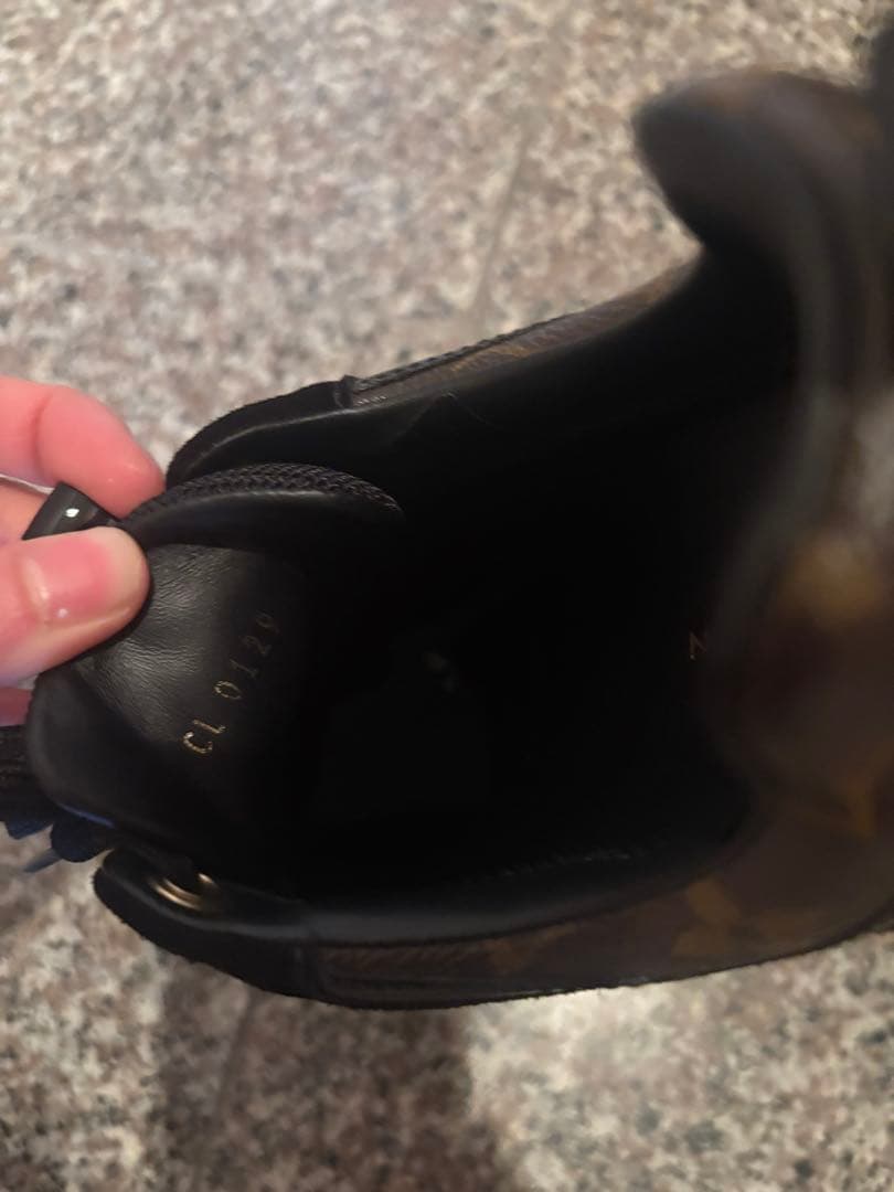 Louis Vuitton ブラック/ブラウン スニーカー 美品38