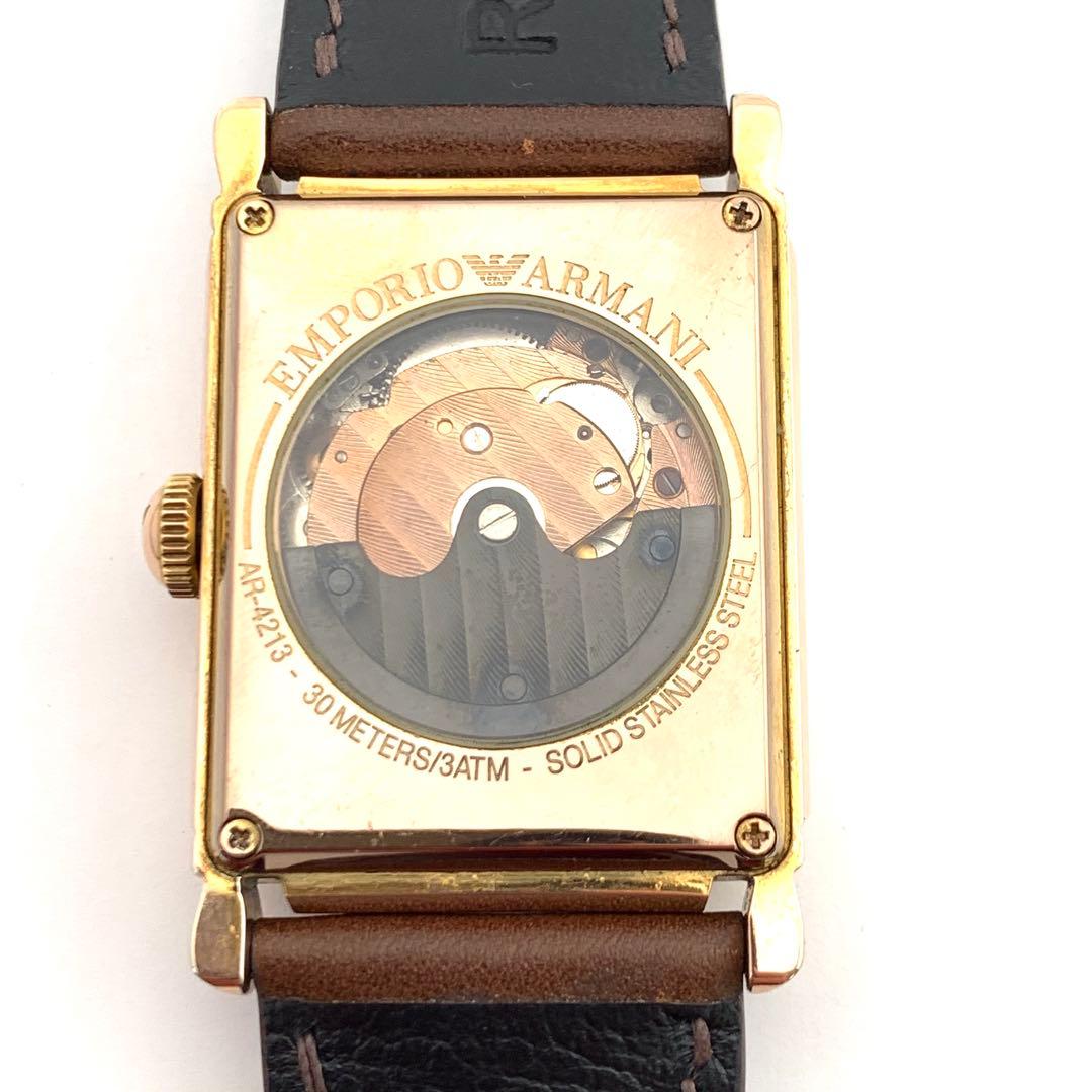 8-186 Emporio Armani AR-4213 自動巻き腕時計