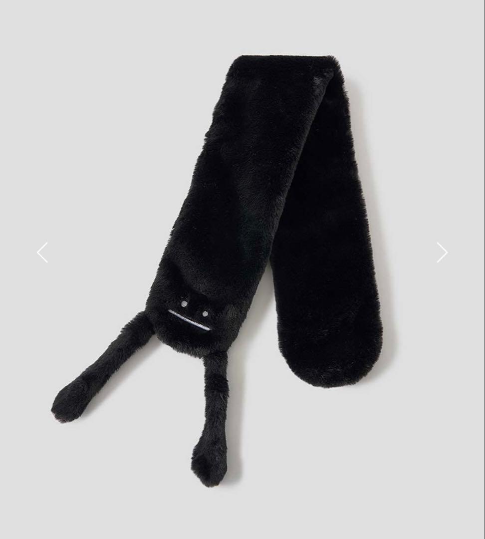 graniphビューティフルシャドーぬいぐるみマフラー　グラニフ　ファーマフラー