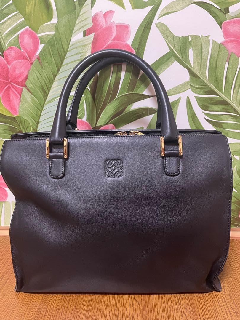 LOEWE ロエベ アマソナ ハンドバッグ ブラック