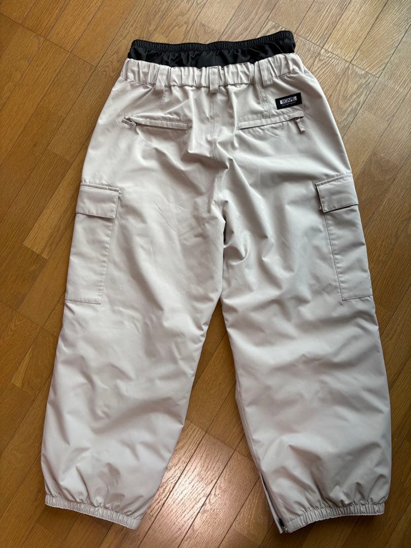 24-25 SCAPE BAGGY PANTS/Lサイズ/LIGHT SAND