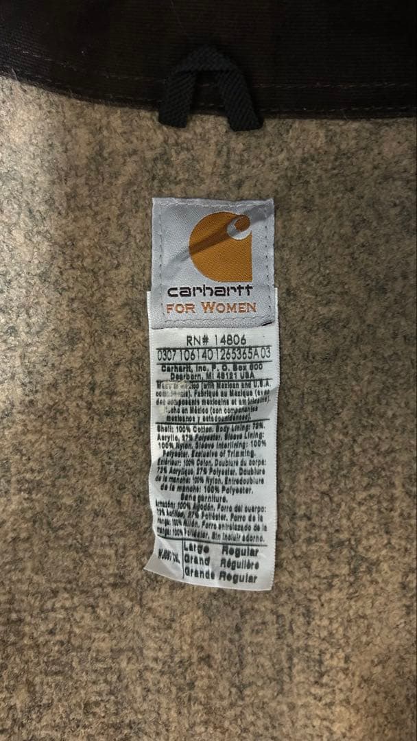 Carhartt レディース ジップアップジャケット RN 14806