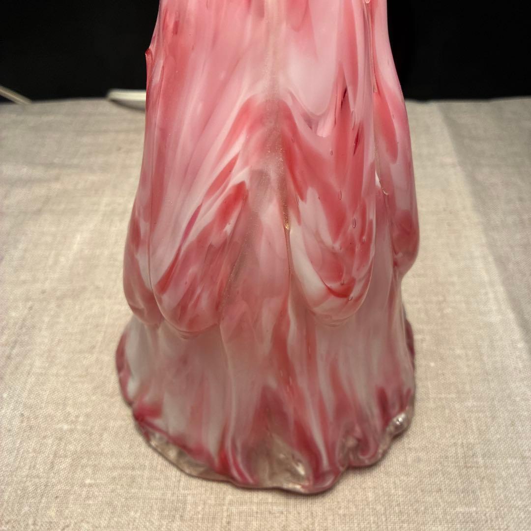 岩田ガラス テーブルランプ ライト スタンドライト 布シェード IWATA