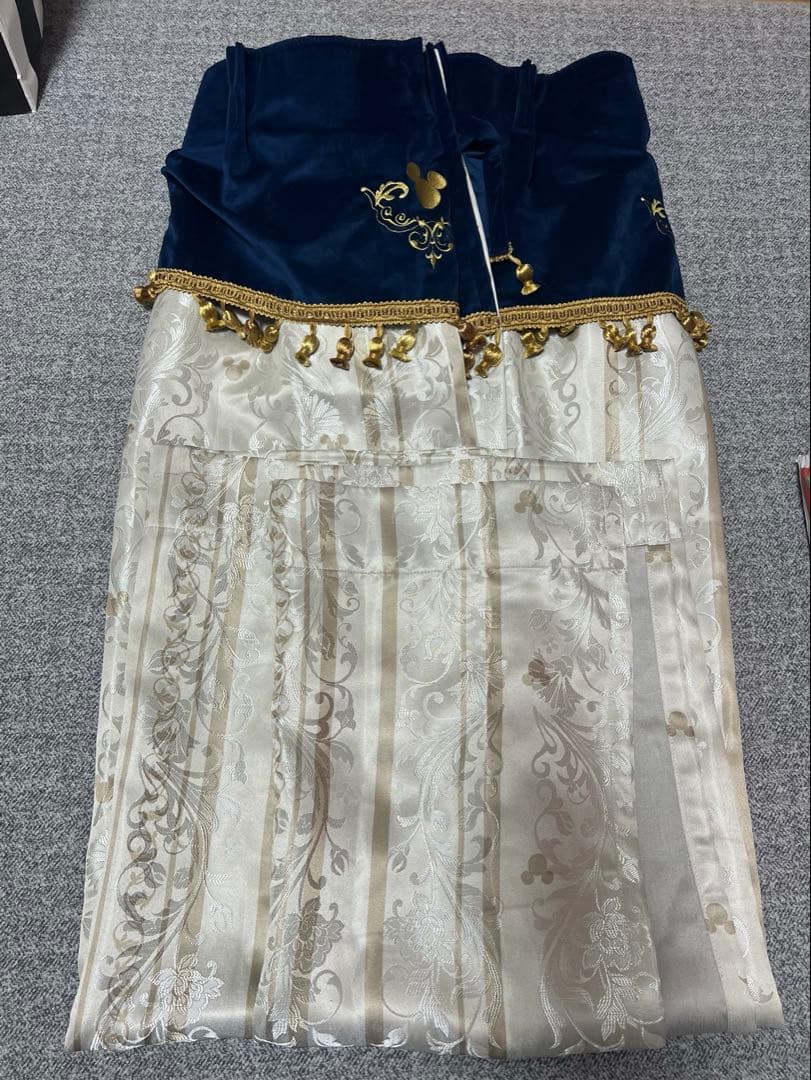 ベルメゾン　遮光・遮熱カーテン「ミッキーモチーフ」 ＜2枚組＞　ミラコスタ