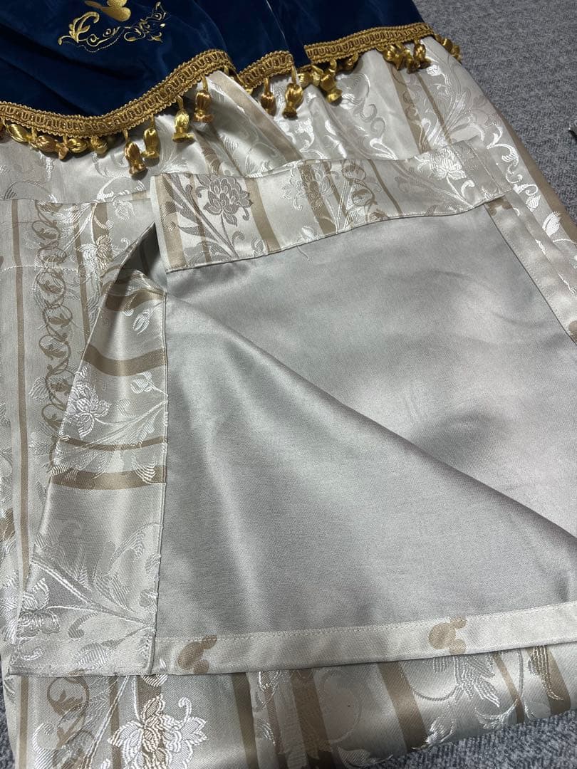 ベルメゾン　遮光・遮熱カーテン「ミッキーモチーフ」 ＜2枚組＞　ミラコスタ