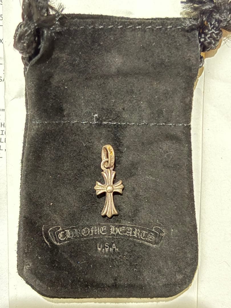 クロムハーツ ベビーファット チャーム ネックレス シルバー ホノルル