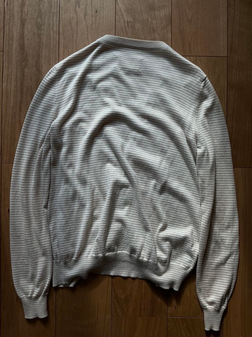 マルタンマルジェラ　ボーダーカーディガン