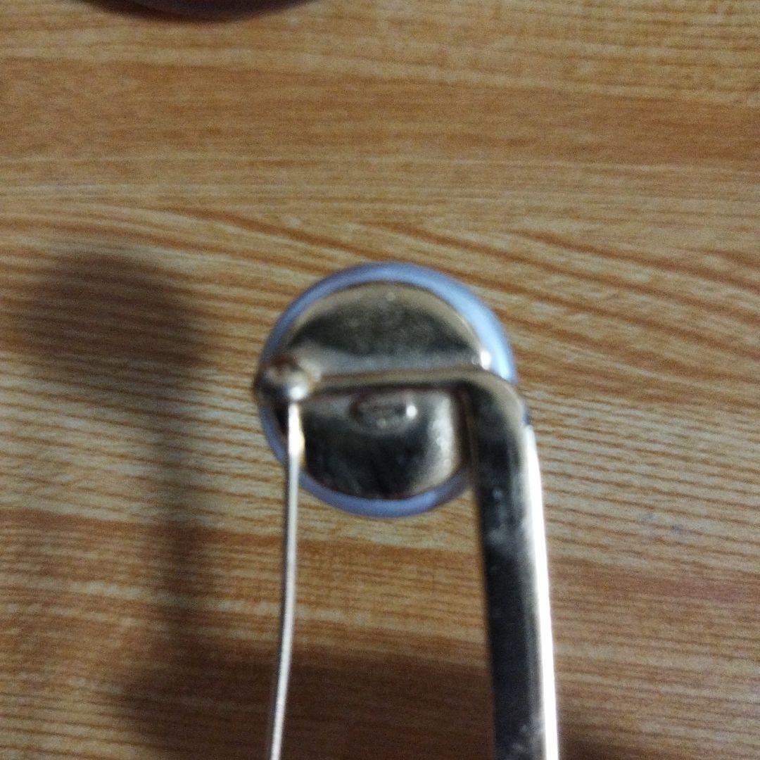 CHANEL ヴィンテージ　シャネル　1997年　パール付　安全ピン型　ブローチ