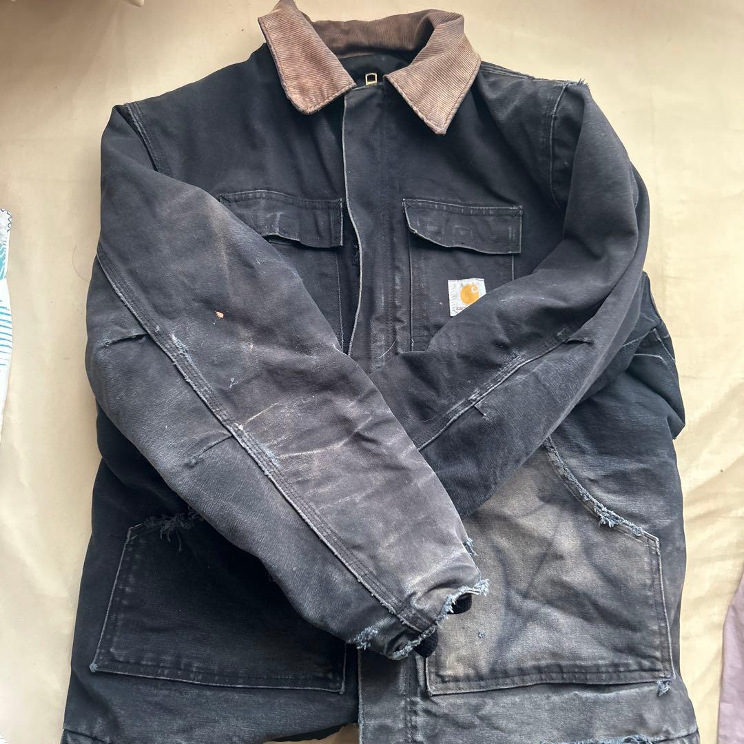 Carhartt ブラックワークジャケット　デトロイトジャケット
